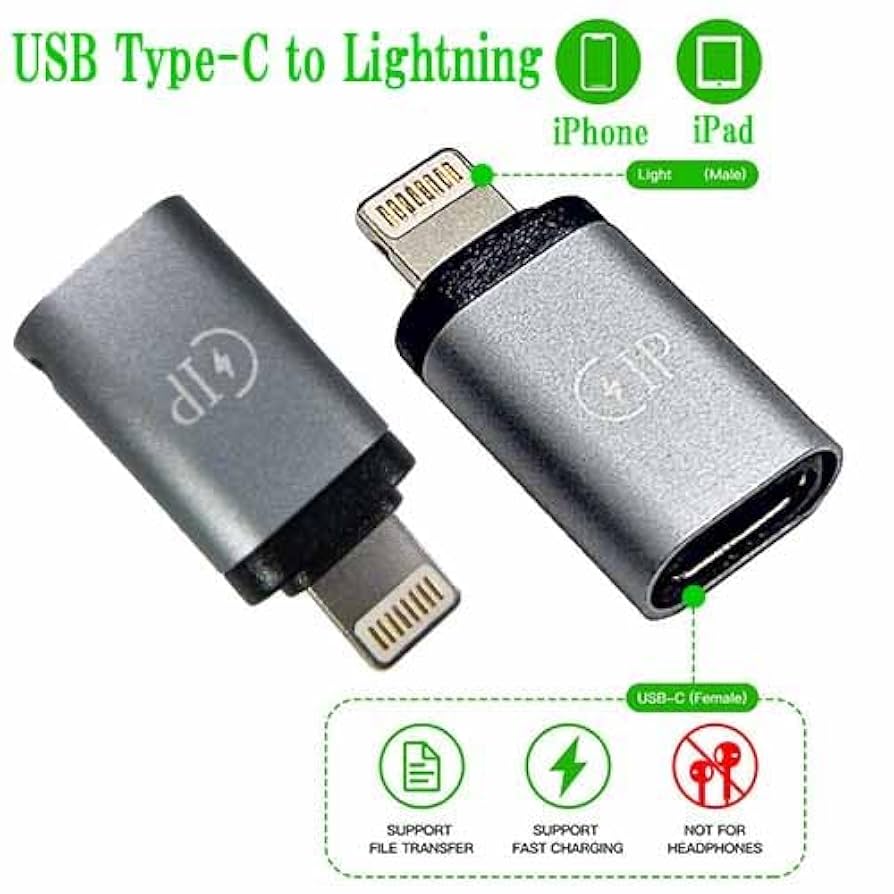USB Type-Cメス ⇒ Lightningオス 変換アダプタ 充電 31Gj-3vEDBL.jpg